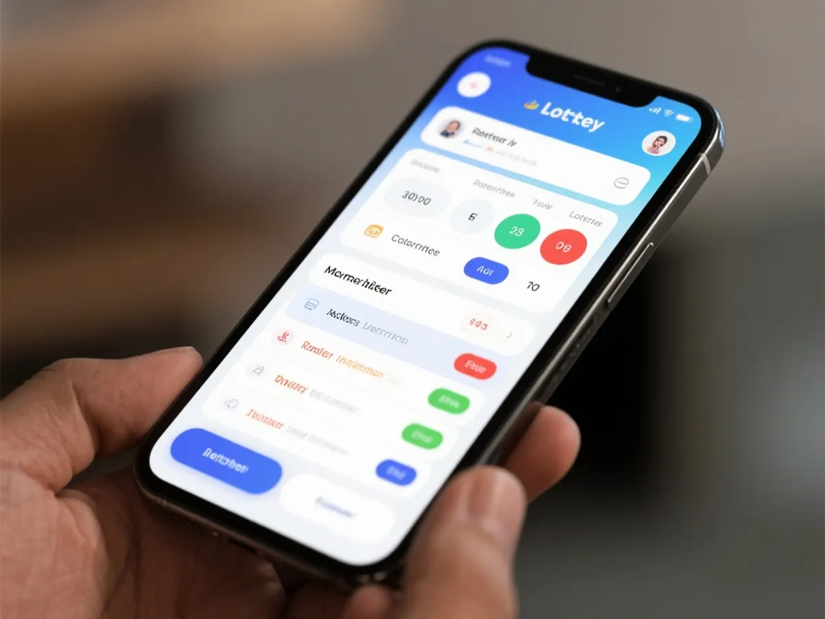 澳洲幸运5 APP 移动端界面示意图